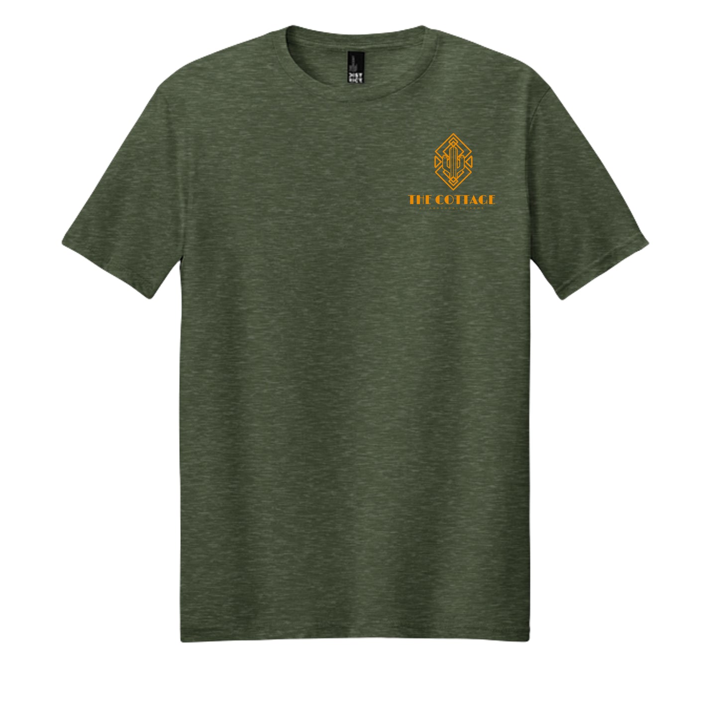 Heathered Forest Green - DM108 - FRONT