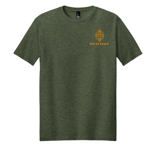 Heathered Forest Green - DM108 - FRONT